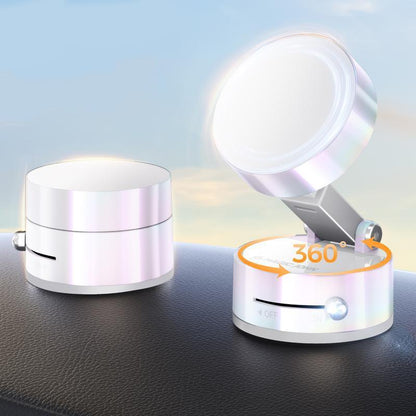 Magnetic Phone Holder Stand, Adjustable & Foldable, Strong Suction Cup, Vacuum Adsorption, Portable Multifunctional Mobile Phone Stand for Car & Multi-Scene Use Vacuum Magnetic