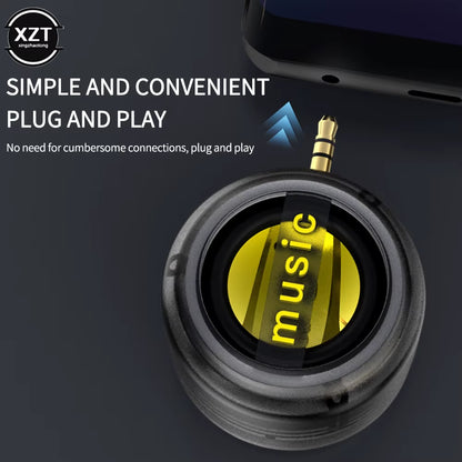 Mini Sound Box 3.5Mm AUX Rechargeable Speakers Portable Stereo Megaphone Player Speaker Subwoofer for PC Phone Laptop Soundbar